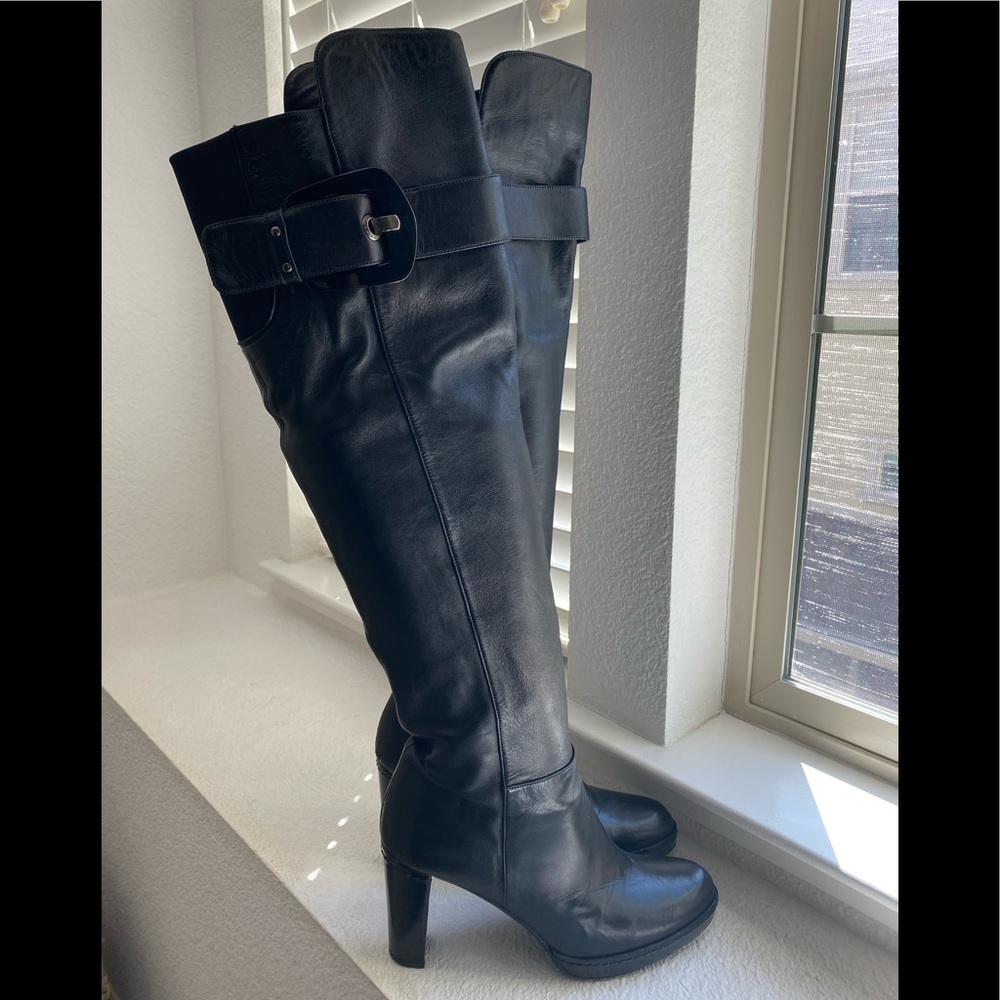 Stuart Weitzman Buckley OTK boots size 9